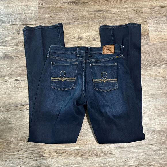 Lucky Brand Sofia Boot Jeans Dark Wash Womens Size 8 / 29 - Picture 1 of 5